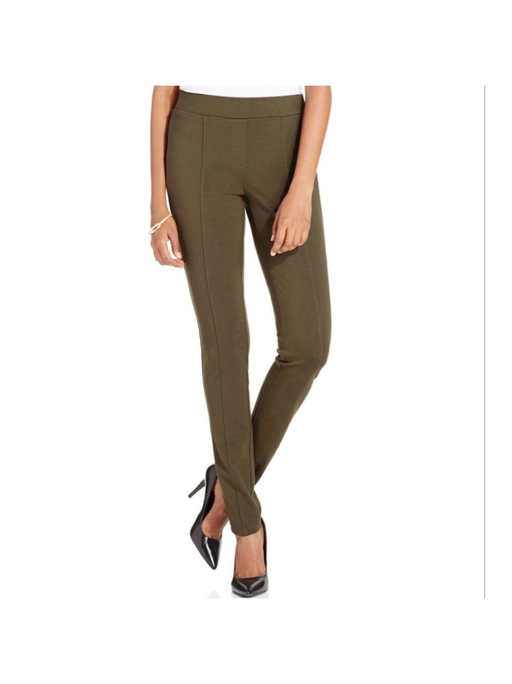 Style & Co Plus 0X Olive Green Basic Leggings NWT